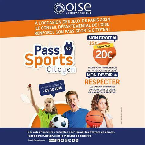 Pass'sports du Conseil Départemental de l'Oise